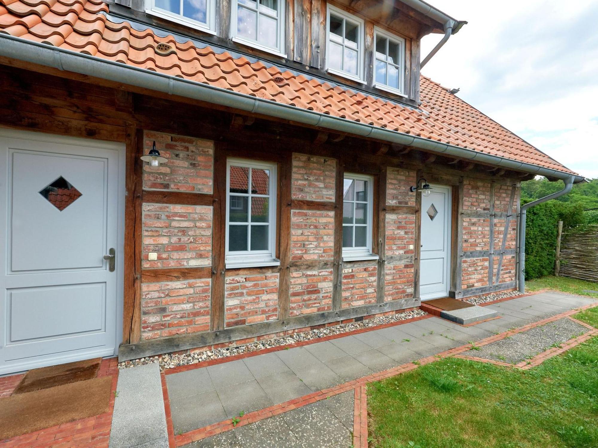 Fachwerkhaeuser Seedorf - Haushaelfte "Sophie Charlott" Mit Kamin Und Terrasse 外观 照片
